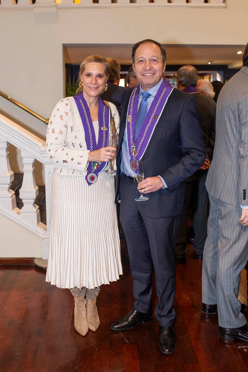 Dominique Berthelot y Armando Palacios. (Foto: Esteban Torreblanca)