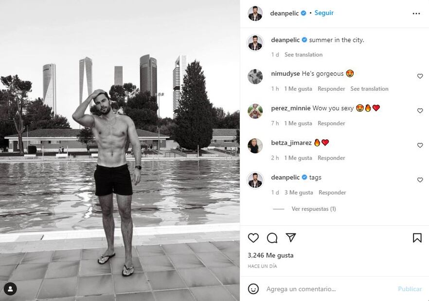 Belinda tiene nueva conquista. Es un modelo y escritor de Croacia