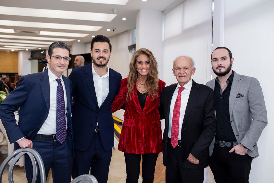Charbel, Santiago, Sissi, Alfredo Harp y Alfredo Harp Anaya/Esteban Torreblanca.