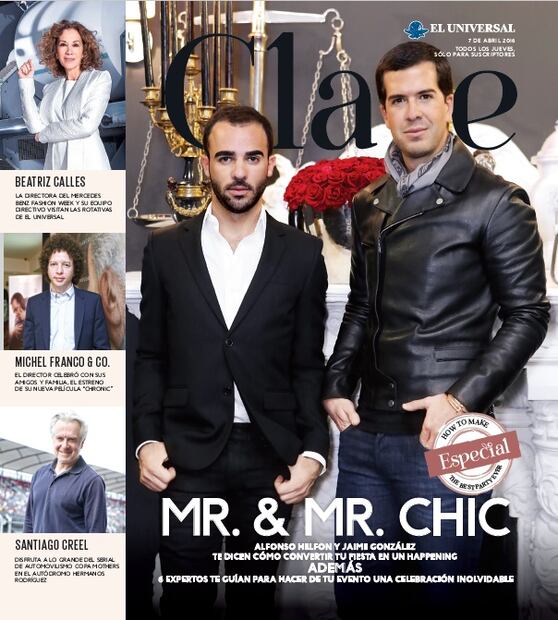 EN PORTADA: Mr. & Mr. Chic: Alfonso Helfon y Jaime González