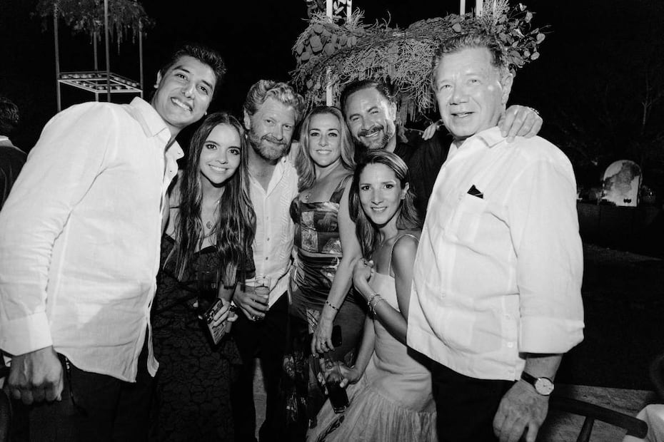 Manuel López San Martín y Celina Palomera se casaron en una mística boda