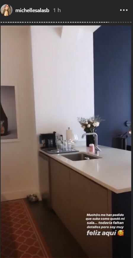 Michelle Salas nos invita a su departamento en Estados Unidos