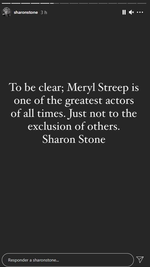 Sharon Stone tunde a Meryl Streep: "Yo hago mucho mejor de villana"