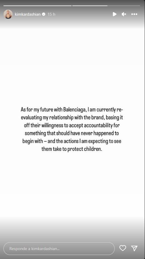 Kim Kardashian evalúa su relación con Balenciaga por "perturbadora" campaña con niños y bdsm