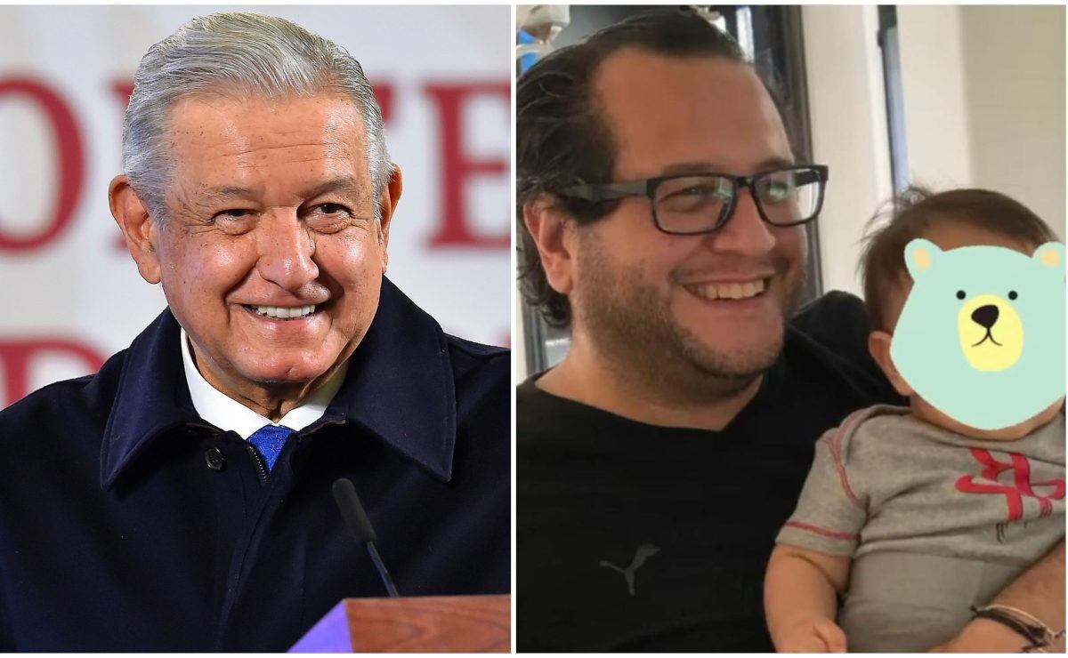 El presidente López Obrador convive con su nieto en Palacio Nacional y el beisbolista Julio Urías