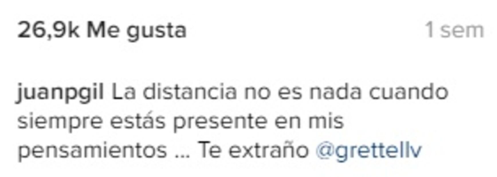 El álbum de amor de Grettell Valdez y Juan Pablo Gil
