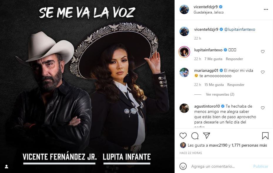 Reaparece Vicente Fernández Jr. y lo hace con nuevo look
