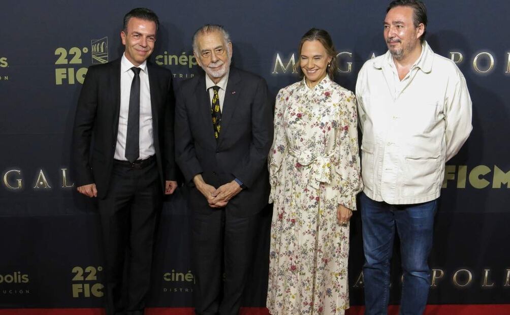Francis Ford Coppola durante su paso por el FIC Morelia / Foto: AP