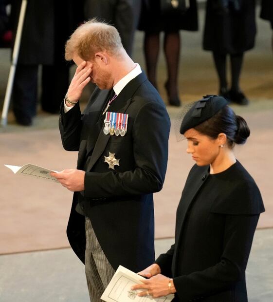 La reverencia que Meghan Markle hizo ante el féretro de Isabel II
