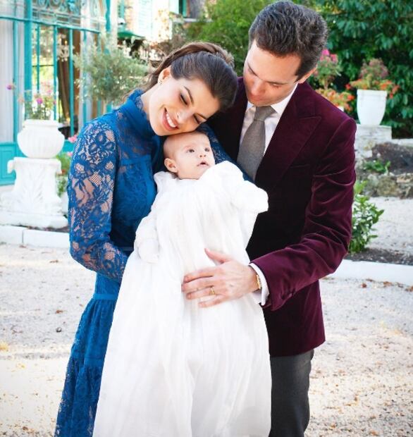 Fotos inéditas del bautizo de la hija de Bárbara Coppel y Alejandro Hank 