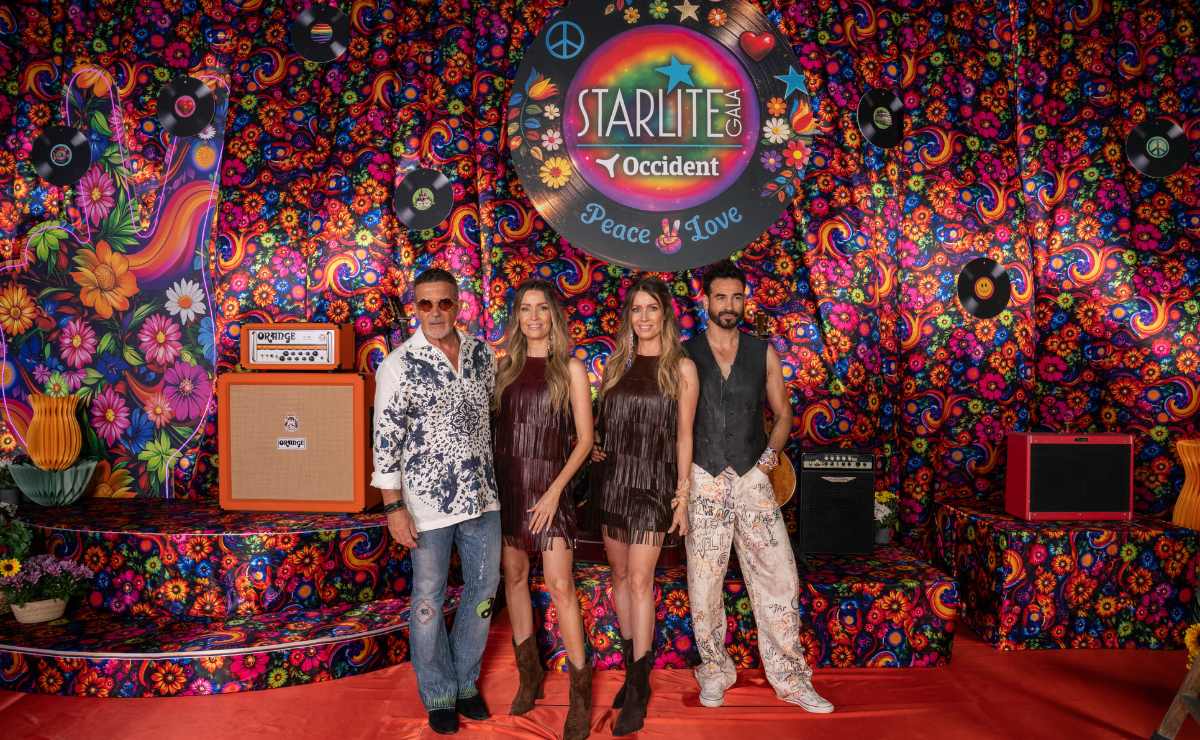 Antonio Banderas, Nicole Kimpel, Barbara Kimpel y Frederic Lerner (Foto: Especial)