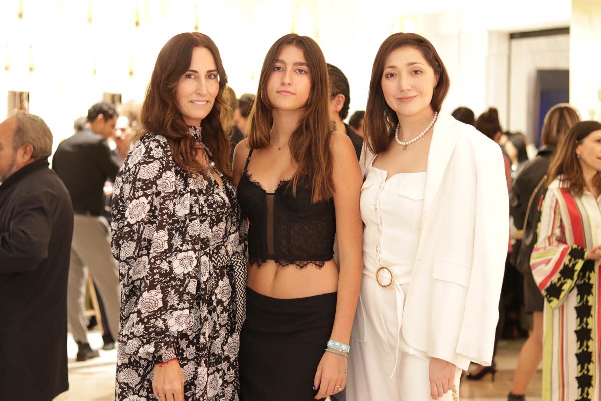 Regina Dondé, Malka Derechín y Zaira Marino. (Foto: Mónica Martínez/ Quadra producciones para VIP)