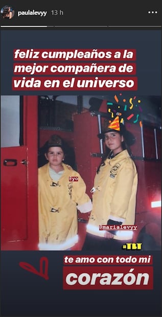 María Levy celebra su cumpleaños con emotivas imágenes de su infancia con su papá y su hermana