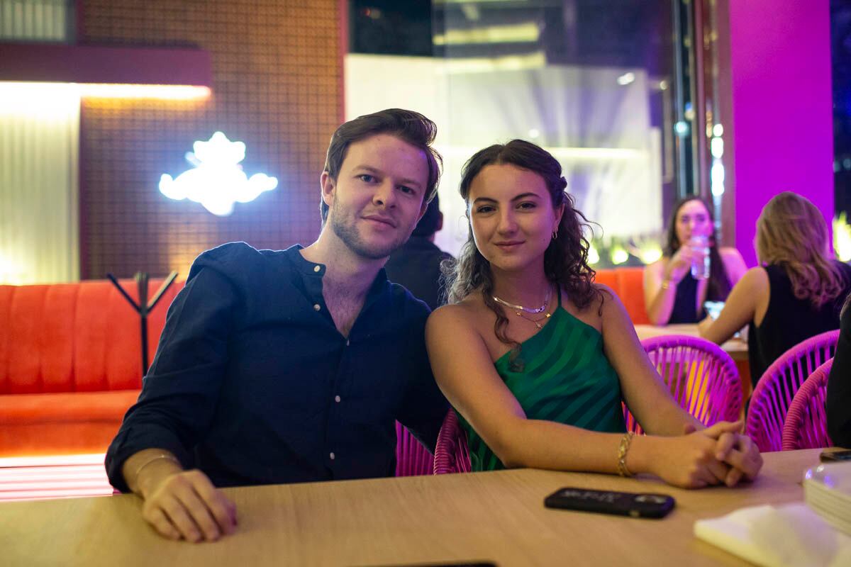 Emilio Cárdenas y Camila Haddad. (Foto: Esteban Torreblanca)