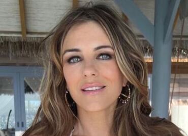 Elizabeth Hurley impacta con sensuales fotos para película dirigida por su hijo