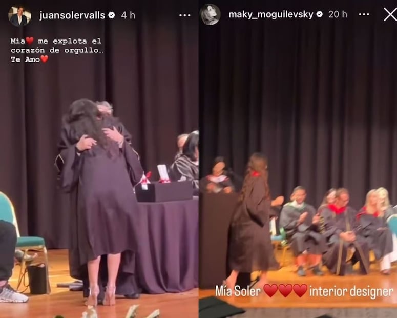 Los mensajes de Juan Soler y Maky Moguilevsky para su hija Mía / Foto: Especial