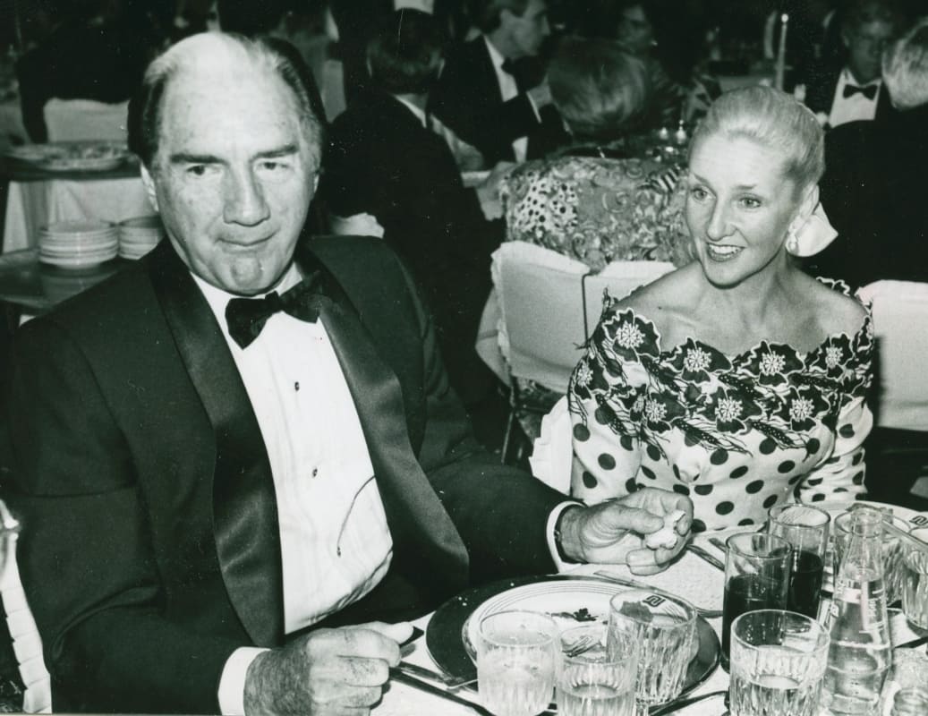 Paula Cussi y Emilio 'El Tigre' Azcárraga / Foto: Archivo El Universal