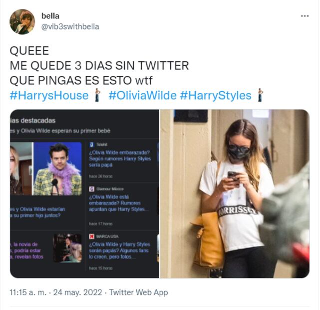 Así nació la teoría de que Olivia Wilde está embarazada de Harry Styles