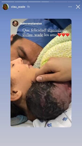 Ya nació el bebé de Gerardo Islas y Claudia Wade