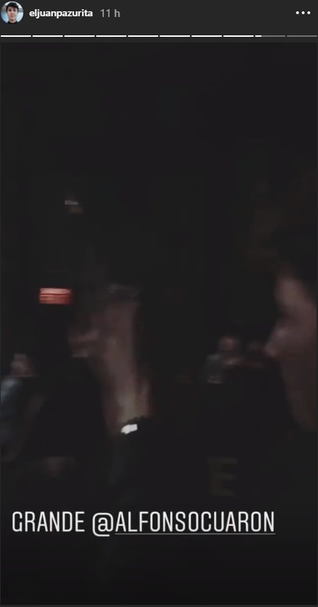 Alfonso Cuarón invitó a Juanpa Zurita a una función exclusiva de “Roma” 