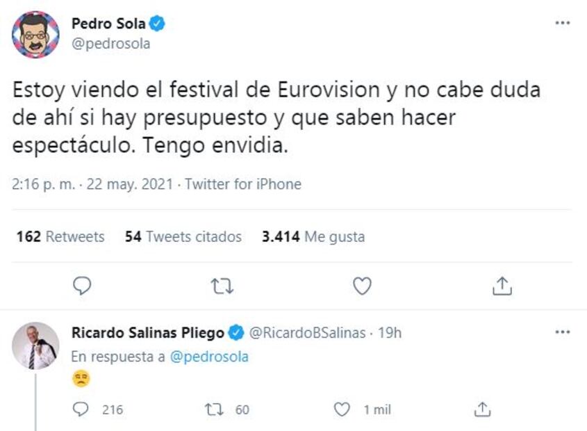 El tuit de Pedrito Sola que hizo enojar a Ricardo Salinas Pliego