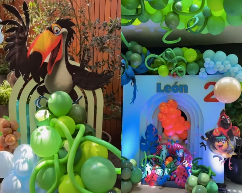 La fiesta de cumpleaños de León, hijo de Carlos Rivera y Cynthia Rodríguez / Foto: Instagram