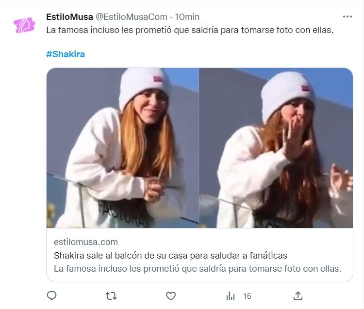 Shakira luce la sudadera de la venganza en su casa que colinda con la de Piqué