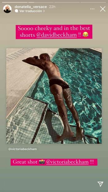 Victoria presume el derrière de David Beckham en redes sociales