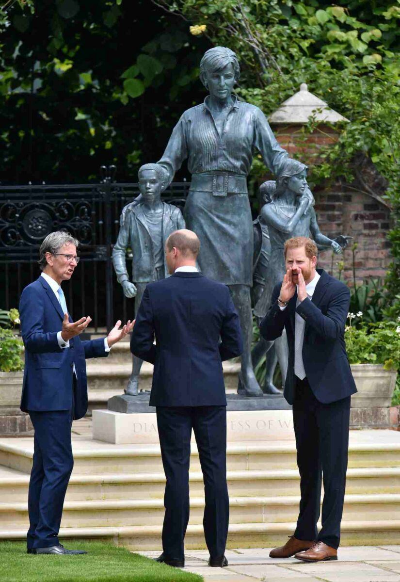 Diana de Gales: la develación de su estatua en las mejores fotos 