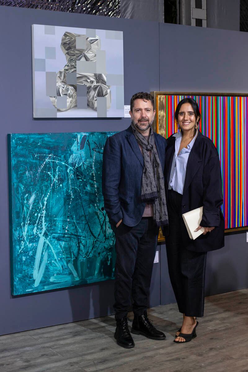 Javier Peláez y  Saraí Balderrama. (Foto: Esteban Torreblanca)