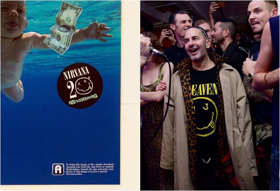 Marc Jacobs arremete y contrademanda a Nirvana por el logo de 'happy face'