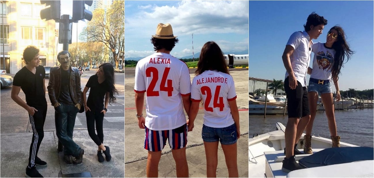 Alejandro Fernández Guinart y Alexia Hernández festejan seis años de noviazgo