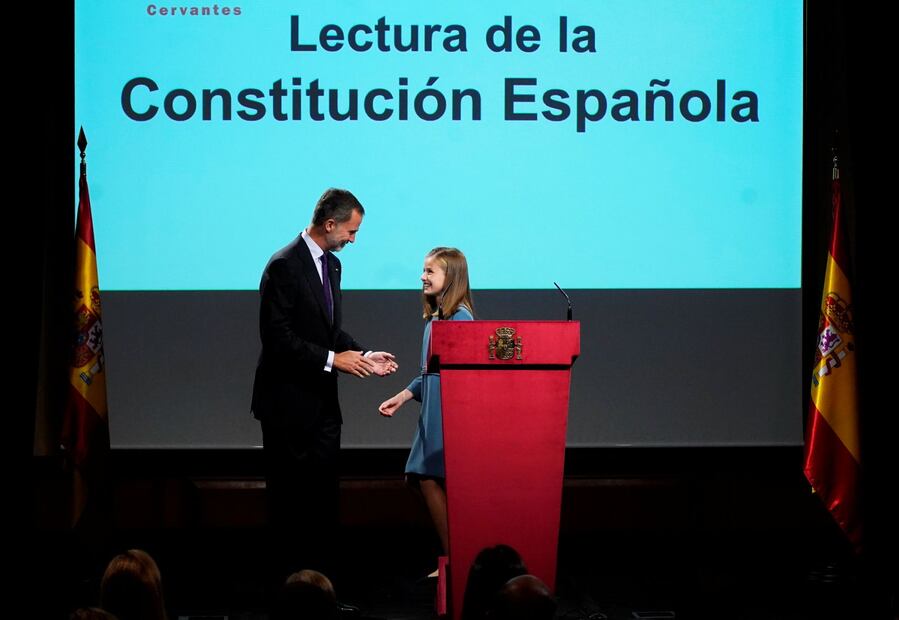 La princesa Leonor de España celebra su cumpleaños con su primer discurso oficial