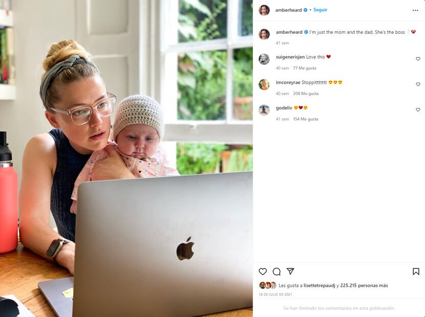 Lo que se sabe de Oonagh Paige, la bebé de Amber Heard