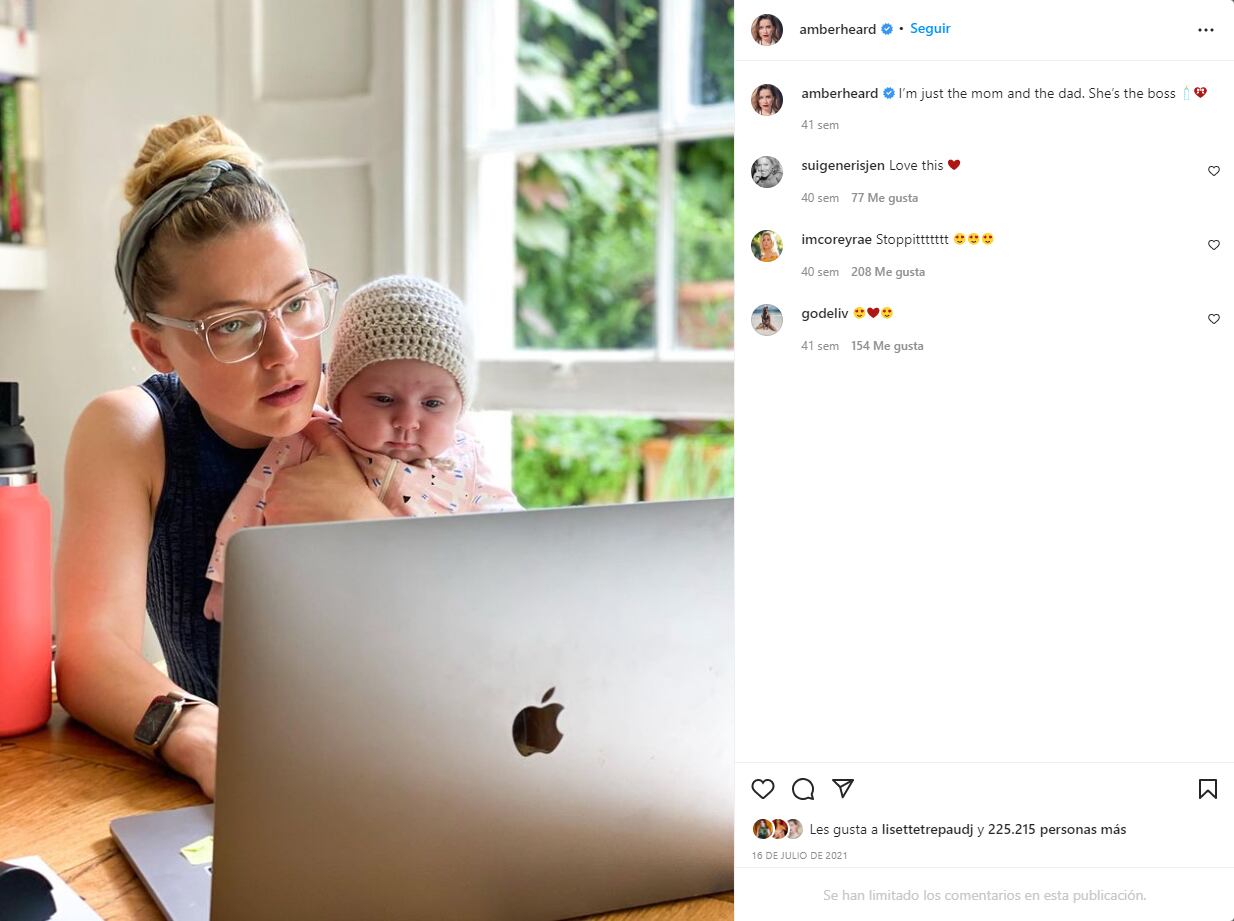 Lo que se sabe de Oonagh Paige, la bebé de Amber Heard