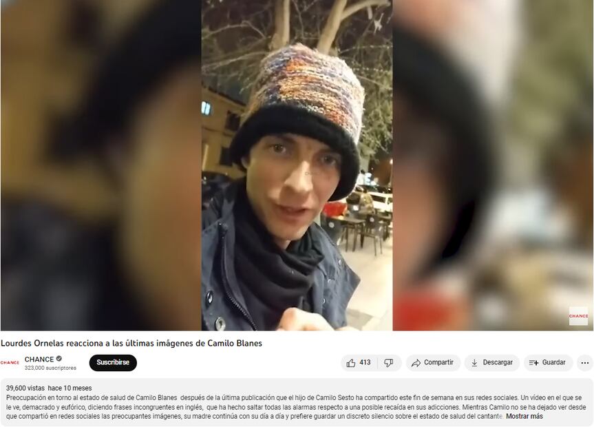 Los últimos detalles sobre la preocupante salud de Camilín, hijo de Camilo Sesto