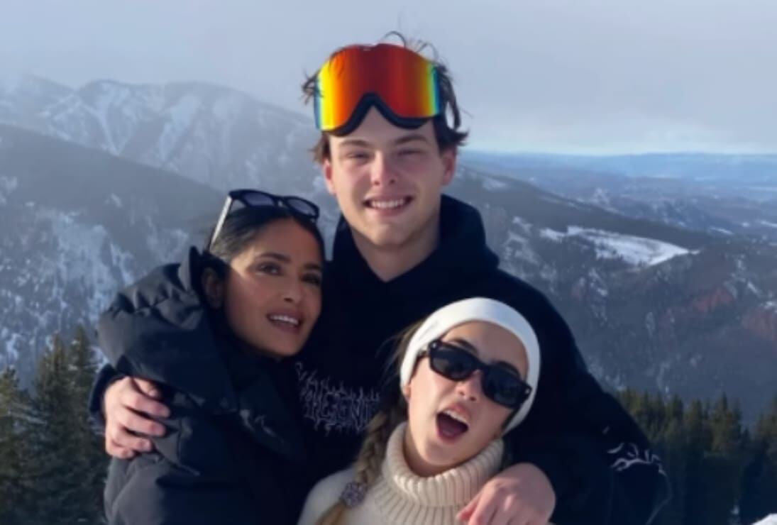 Las vacaciones de Salma Hayek, su hija Valentina Paloma y Augustin James / Instagram