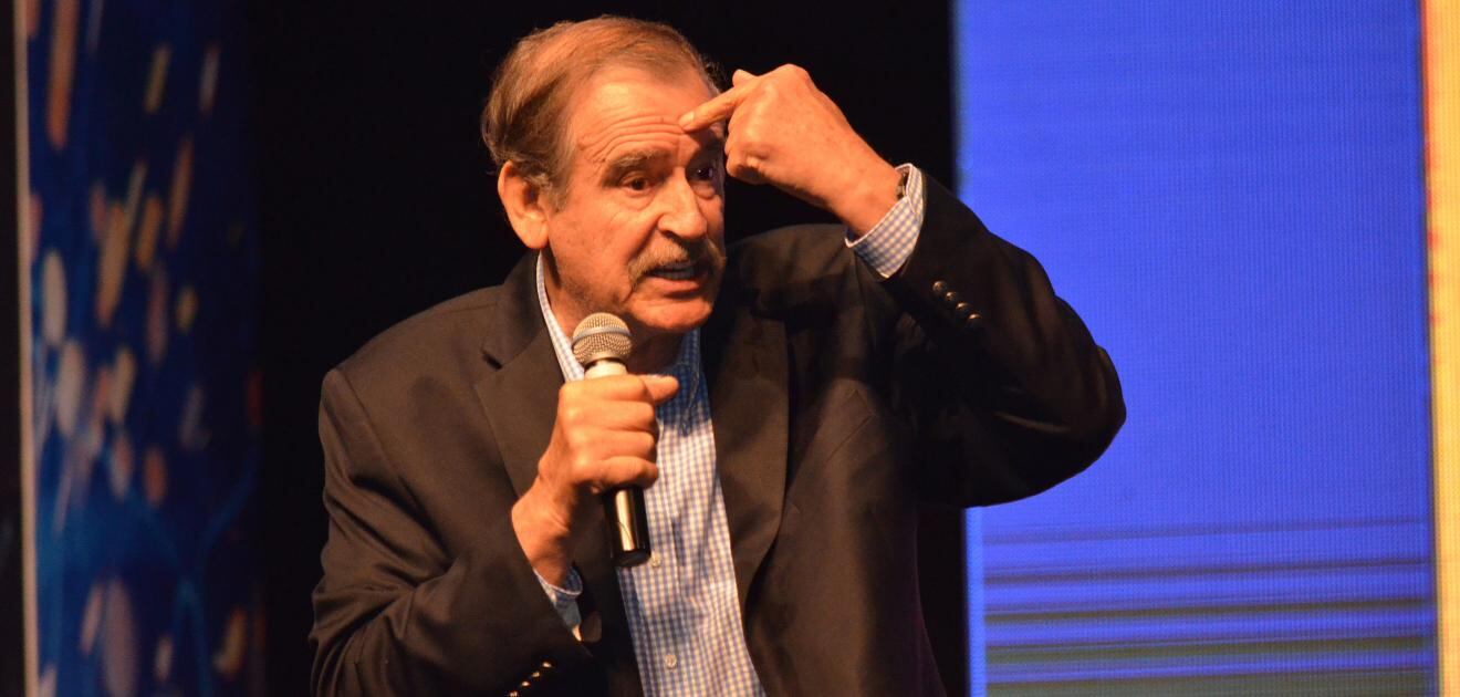 FOTO: Vicente Fox es captado en pijama en Las Vegas
