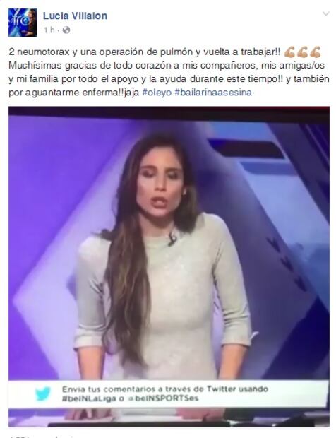 Lucía Villalón regresa a trabajar y olvida a Chicharito