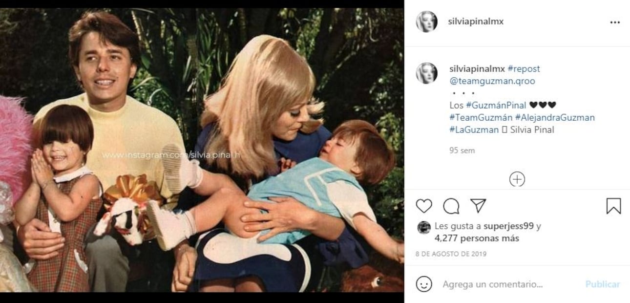 Silvia Pinal comparte polémica foto besando en la boca a Alejandra Guzmán