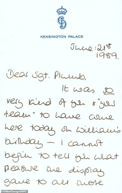 Sale a la luz una carta que Diana de Gales envió a la policía en 1989