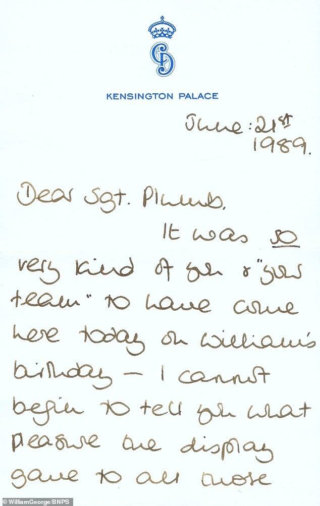 Sale a la luz una carta que Diana de Gales envió a la policía en 1989