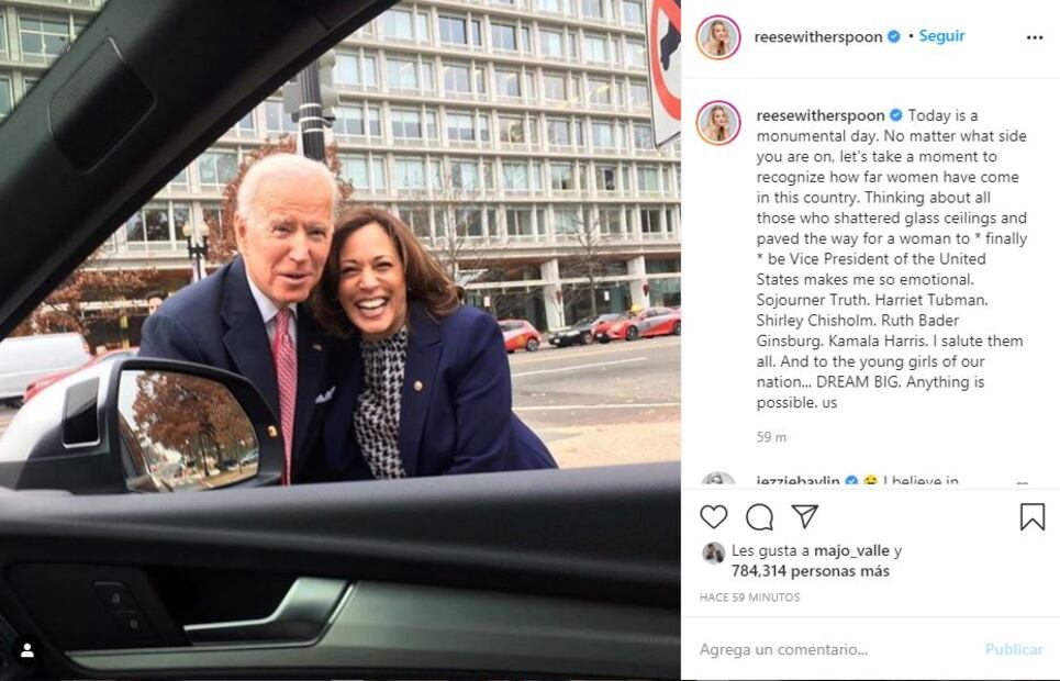 Así se pronunciaron las celebridades por el triunfo de Joe Biden