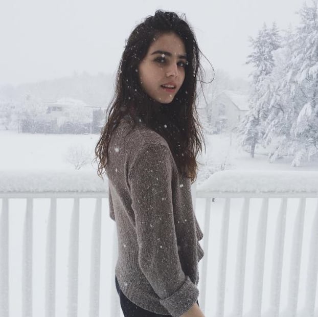 María Ibarra, toda una top model a sus 18 años