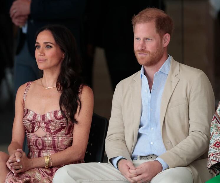 Meghan Markle y el príncipe Harry en su viaje a Colombia / Foto: EFE