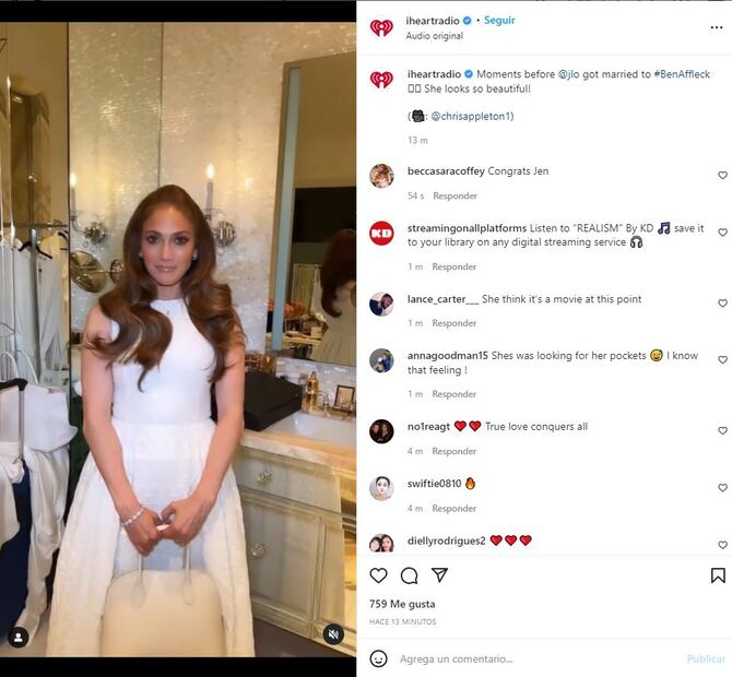 A un año de su reencuentro, Jennifer Lopez y Ben Affleck se casan con prisa en Las Vegas