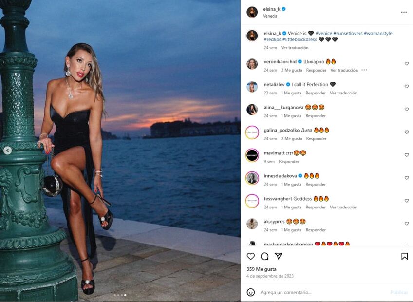 Elsina Khayrova, la nueva novia de Tom Cruise / Instagram