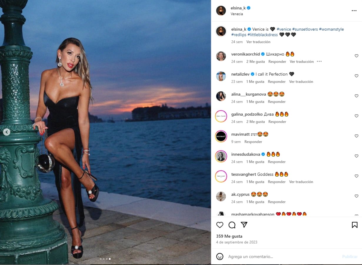 Elsina Khayrova, la nueva novia de Tom Cruise / Instagram
