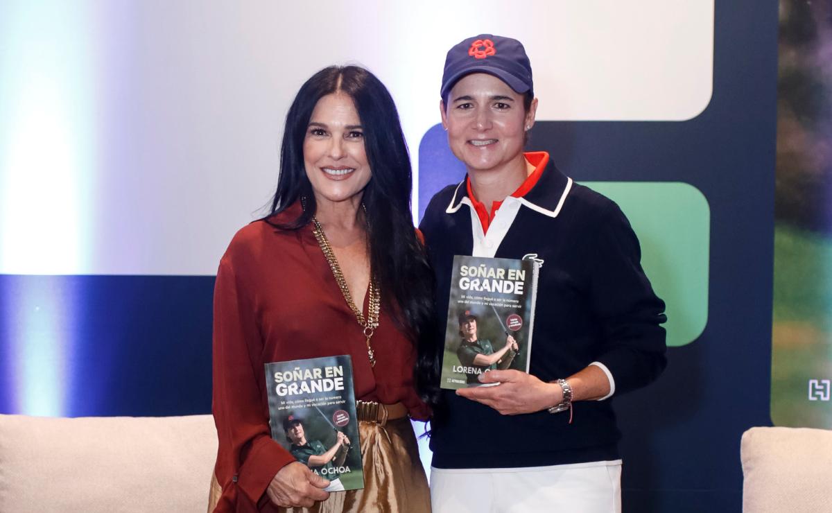Lorena Ochoa presenta su libro ‘Soñar En Grande’ junto a Martha Debayle