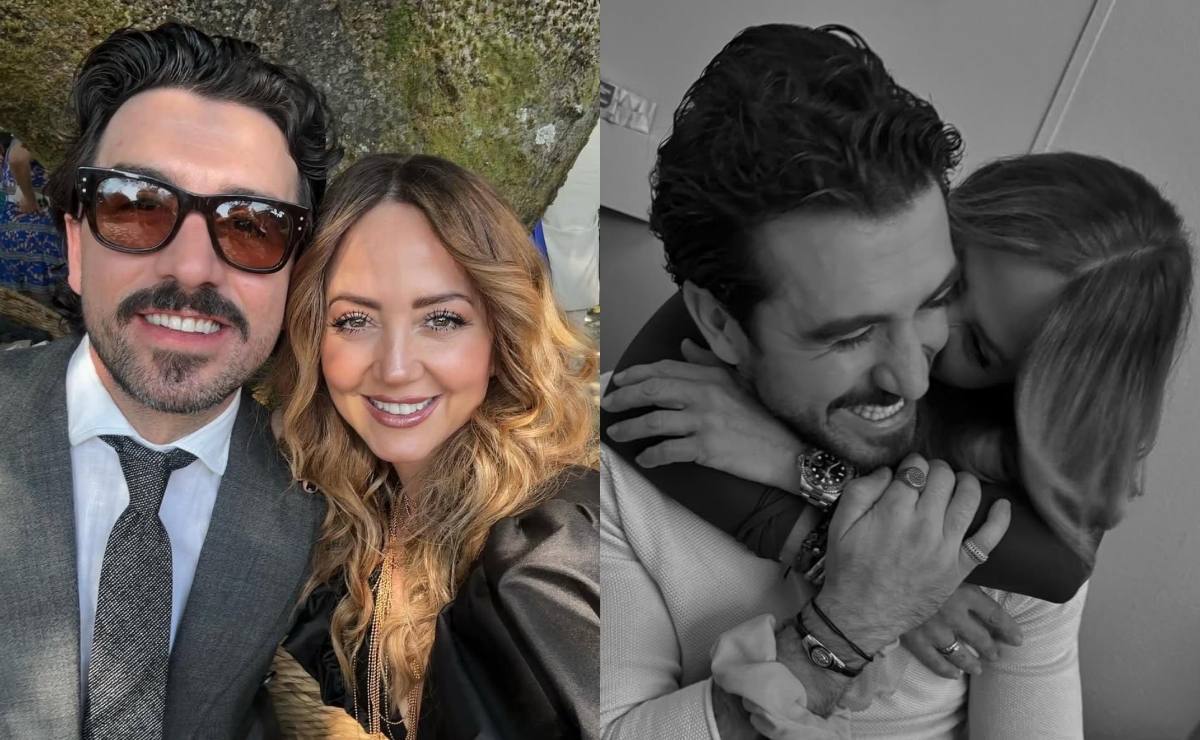 Luis Carlos Origel derrocha amor por Andrea Legarreta en sus primeras fotos juntos